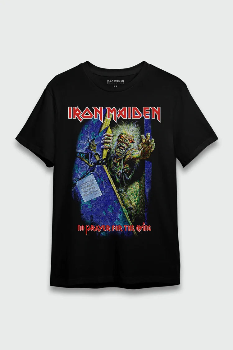 Camiseta Manga Curta Iron Maiden No Prayer For The Dying